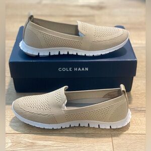 NEW Cole Haan Zerogrand Stitchlite Slip-On Loafer Women’s Size 6.5 MSRP $150 Tan